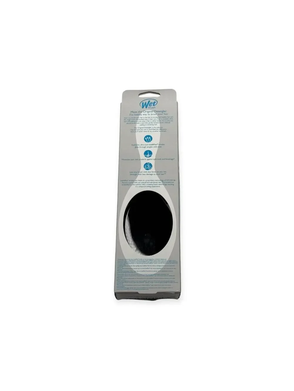 new Wet Brush ᯾ Original Detangling Gentle Hair Brush ᯾ Black Frost ᯾ in Box ᯾